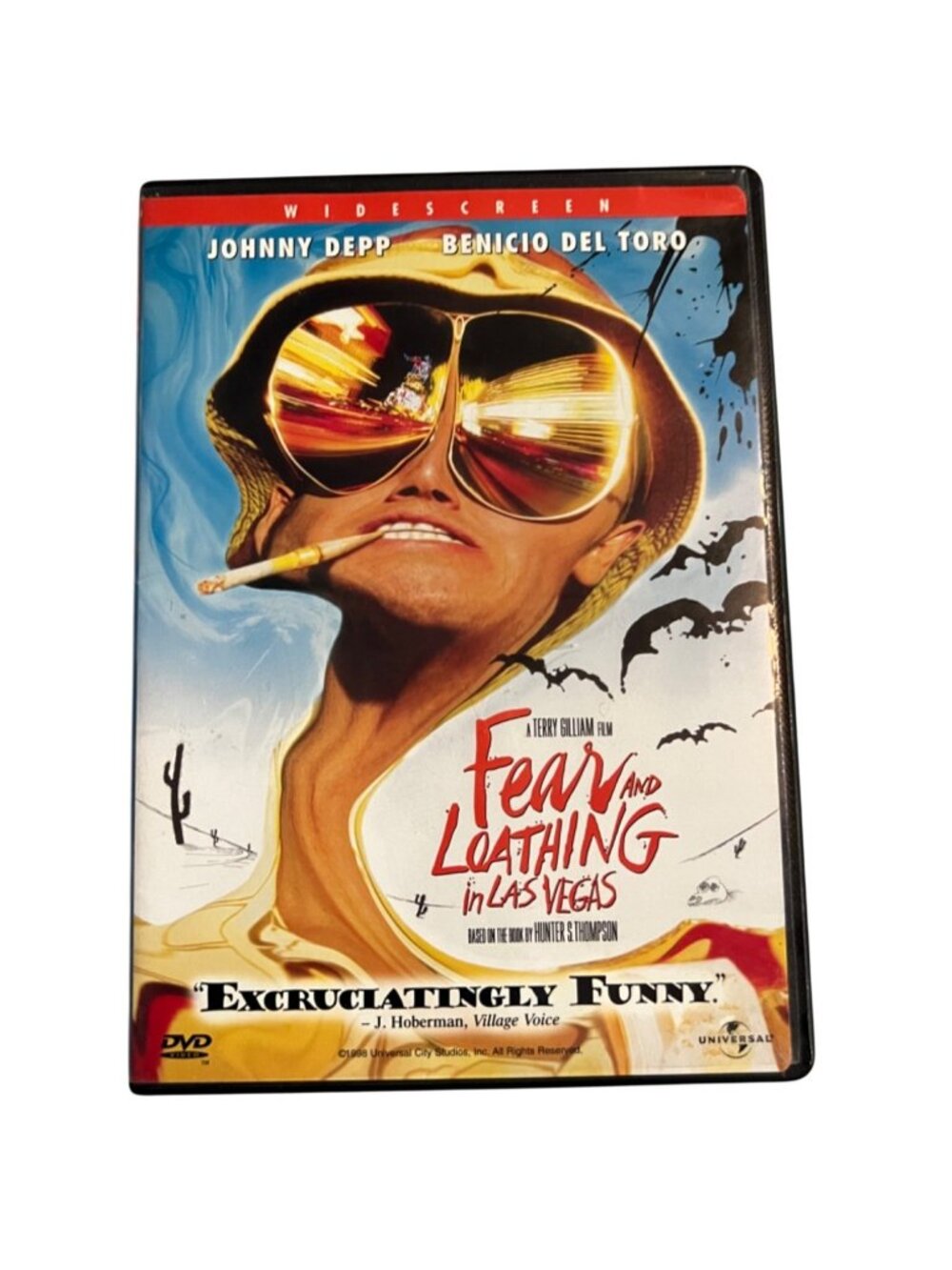Fear And Loathing In Las Vegas 1998 DVD Adventure Johnny Depp Benicio Del Toro P